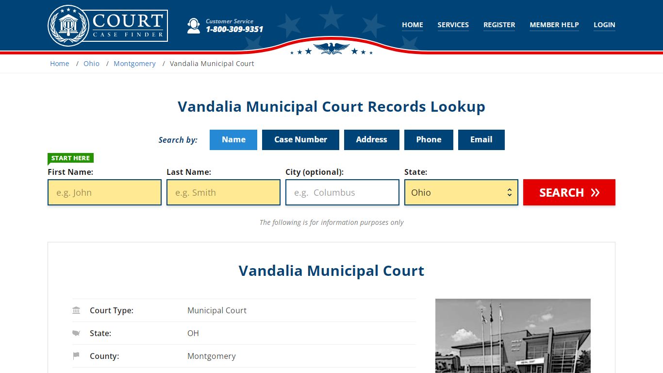 Vandalia Municipal Court Records | Vandalia, Montgomery County, OH ...